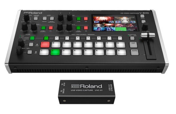 WEB STREAMING / LIVESTREAM BUNDLE WITH V-8HD SWITCHER AND UVC-01 ENCODER DEVICE